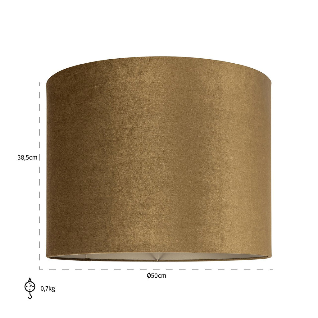 Lampenkap Addy  gold velvet (Gold)