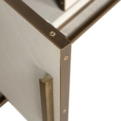 TV-meubel Whitebone brass 4-deuren 200 (Verona Grey)