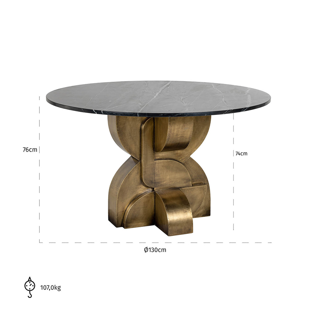 Eettafel Maddox 130Ø