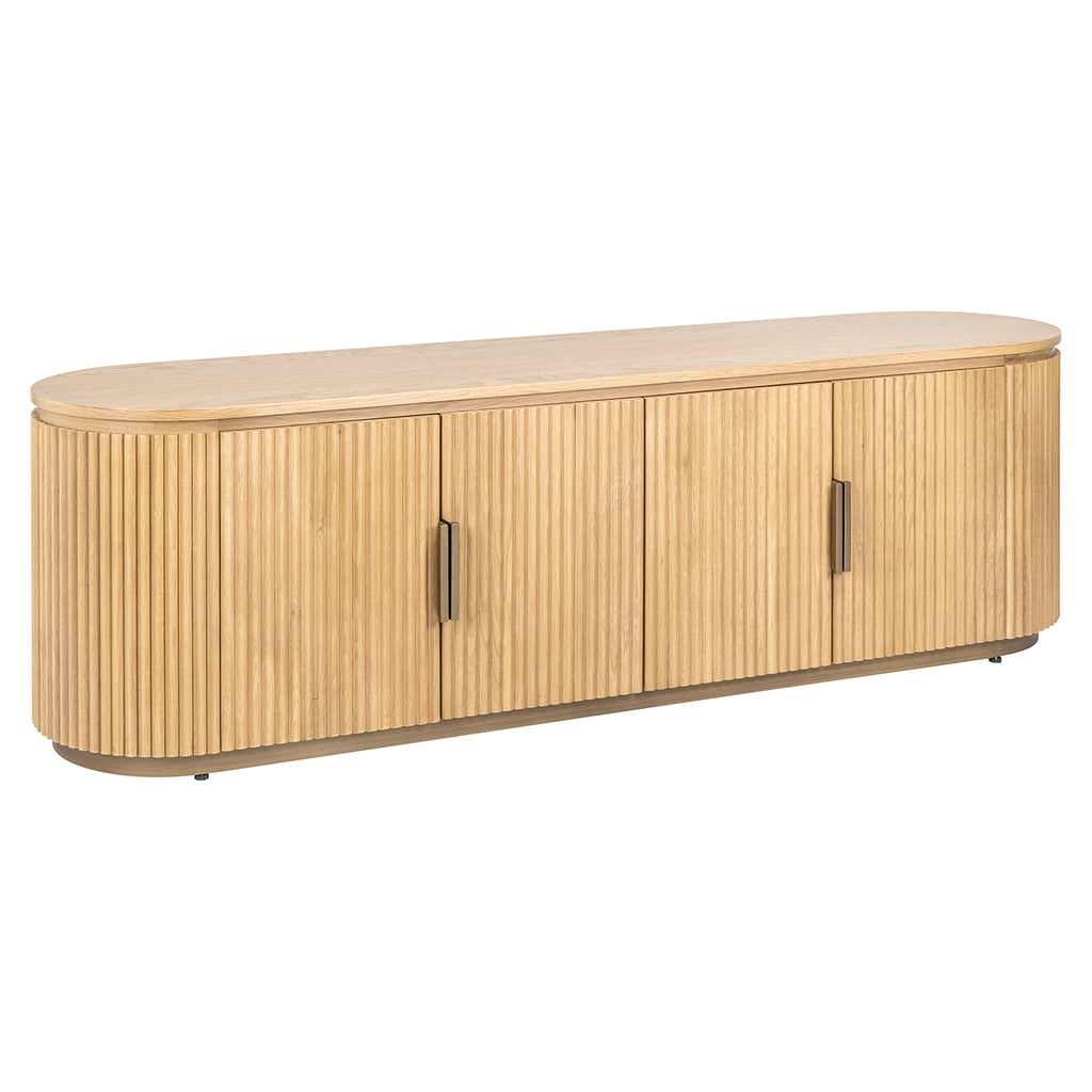 TV-meubel Belfort 4-deurs (Natural oak)