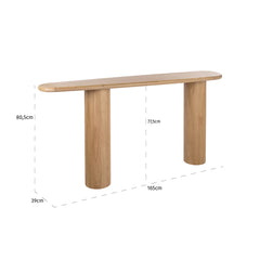 Wandtafel Oakley (Natural oak)