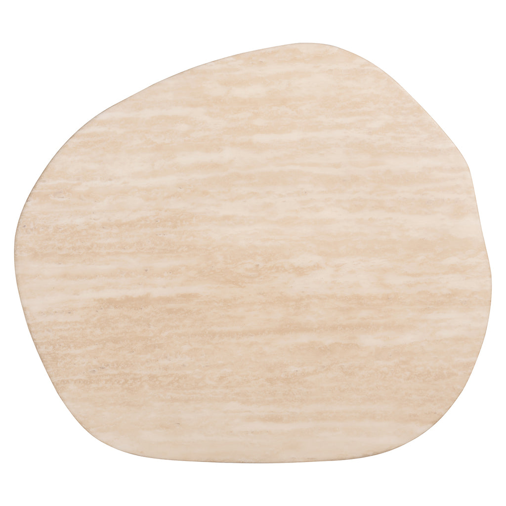 Bijzettafel Fictus Travertine faux (Beige)