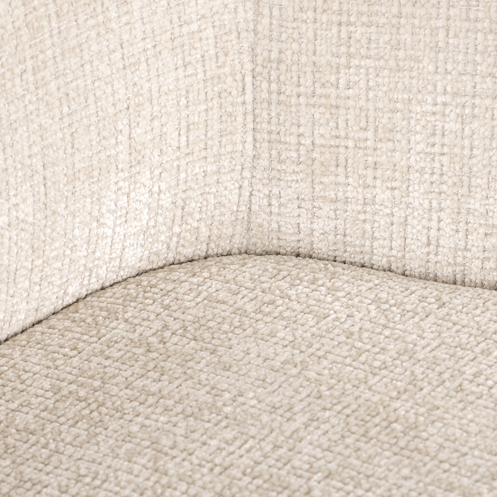 Draaistoel met arm Dakota beige chenille (Niagara 902 beige)