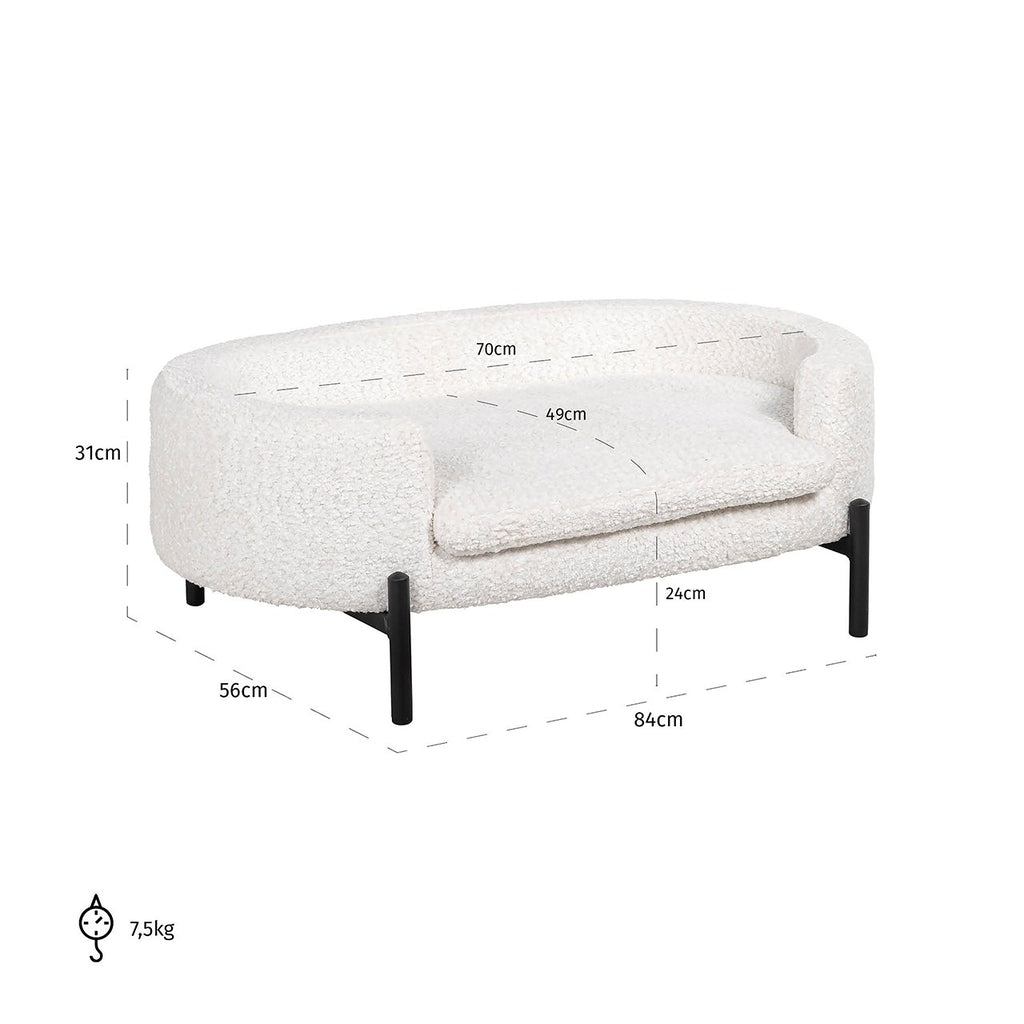 Huisdierenbed Dolly white sheep (Sheep 02 white)