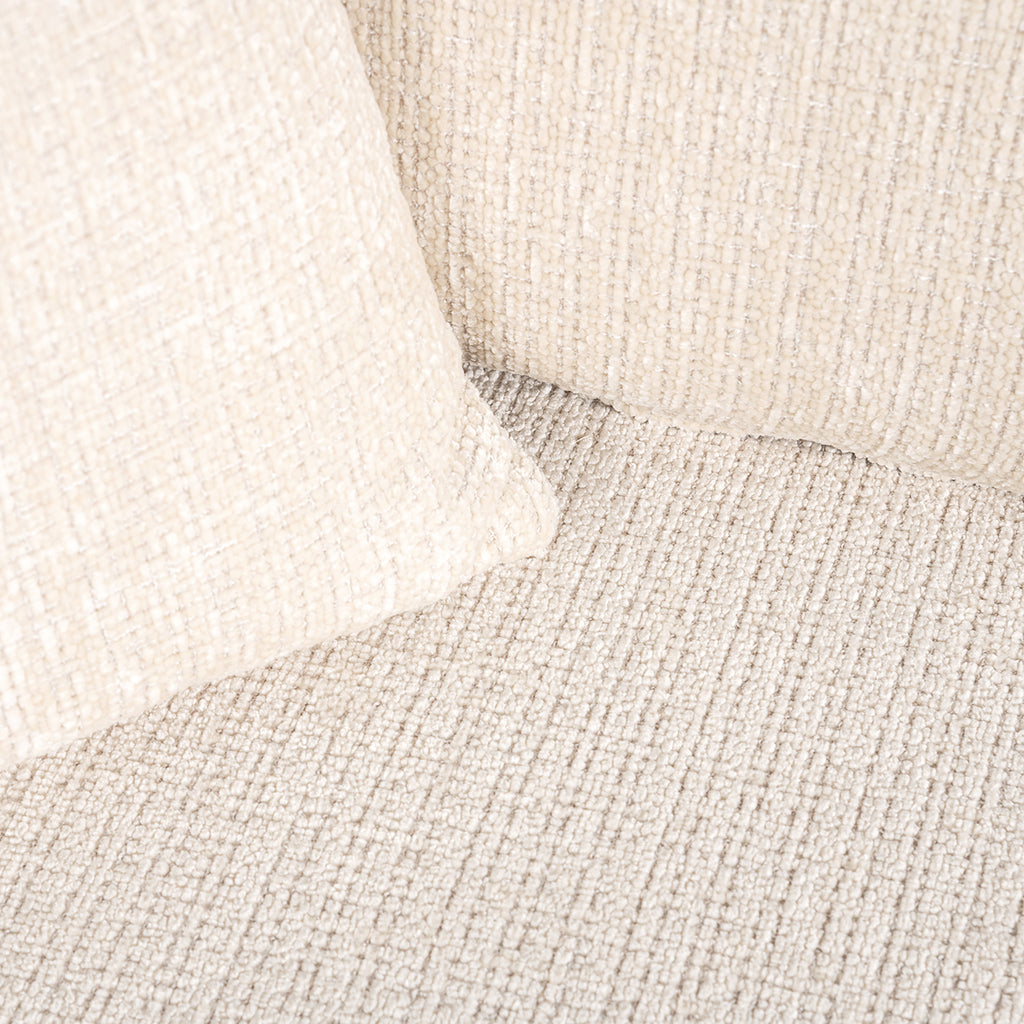 Sofa Lusso 3-zits beige chenille (Niagara 902 beige)