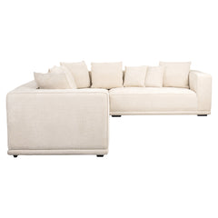 Hoekbank Lusso beige chenille (Niagara 902 beige)