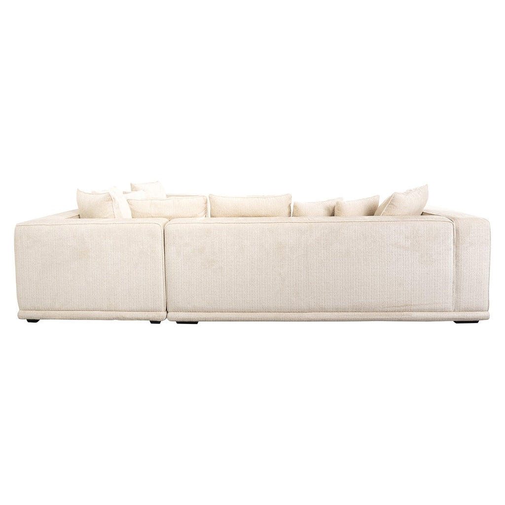 Hoekbank Lusso beige chenille (Niagara 902 beige)