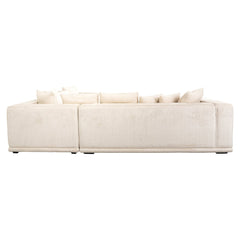 Hoekbank Lusso beige chenille (Niagara 902 beige)