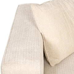 Hoekbank Lusso beige chenille (Niagara 902 beige)