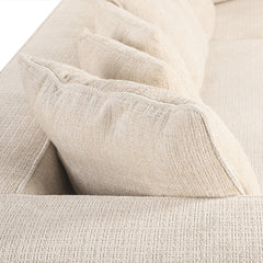 Hoekbank Lusso beige chenille (Niagara 902 beige)
