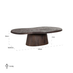 Salontafel Odile (Dark brown)