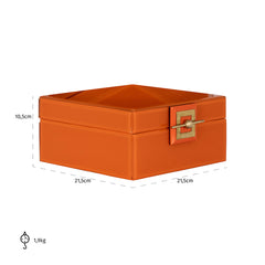 Juwelen box Bodine oranje groot