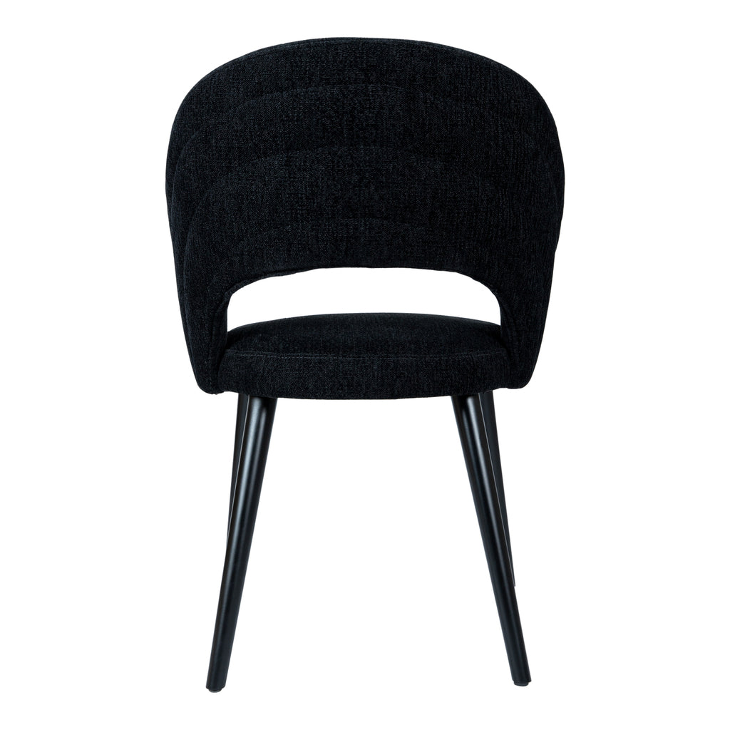 Abierto Black 102200 nanci fabric dining chair