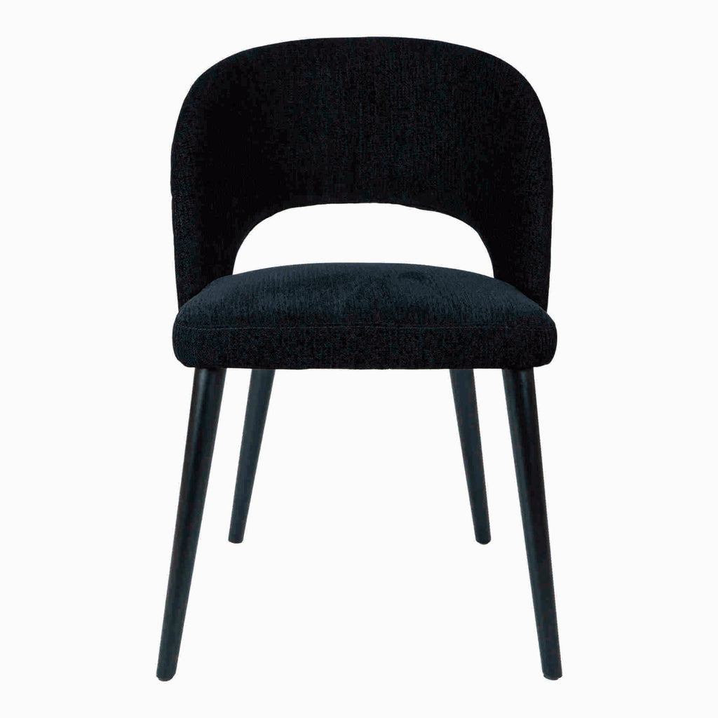 Abierto Black 102200 nanci fabric dining chair