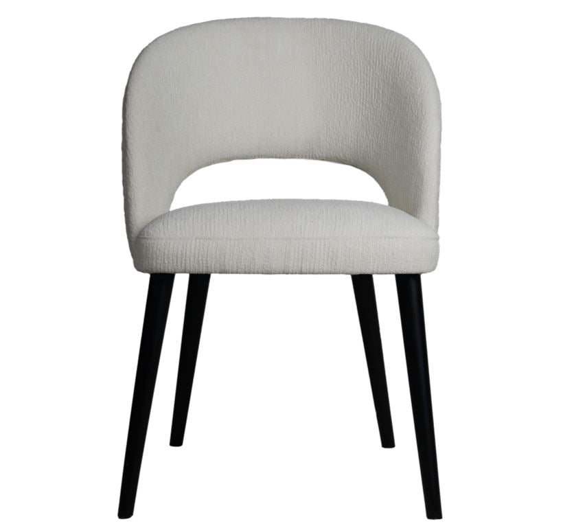 Abierto White 9900 nanci fabric dining chair