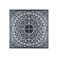 Akoulina Black MDF antique carved wallpanel 4 pcs