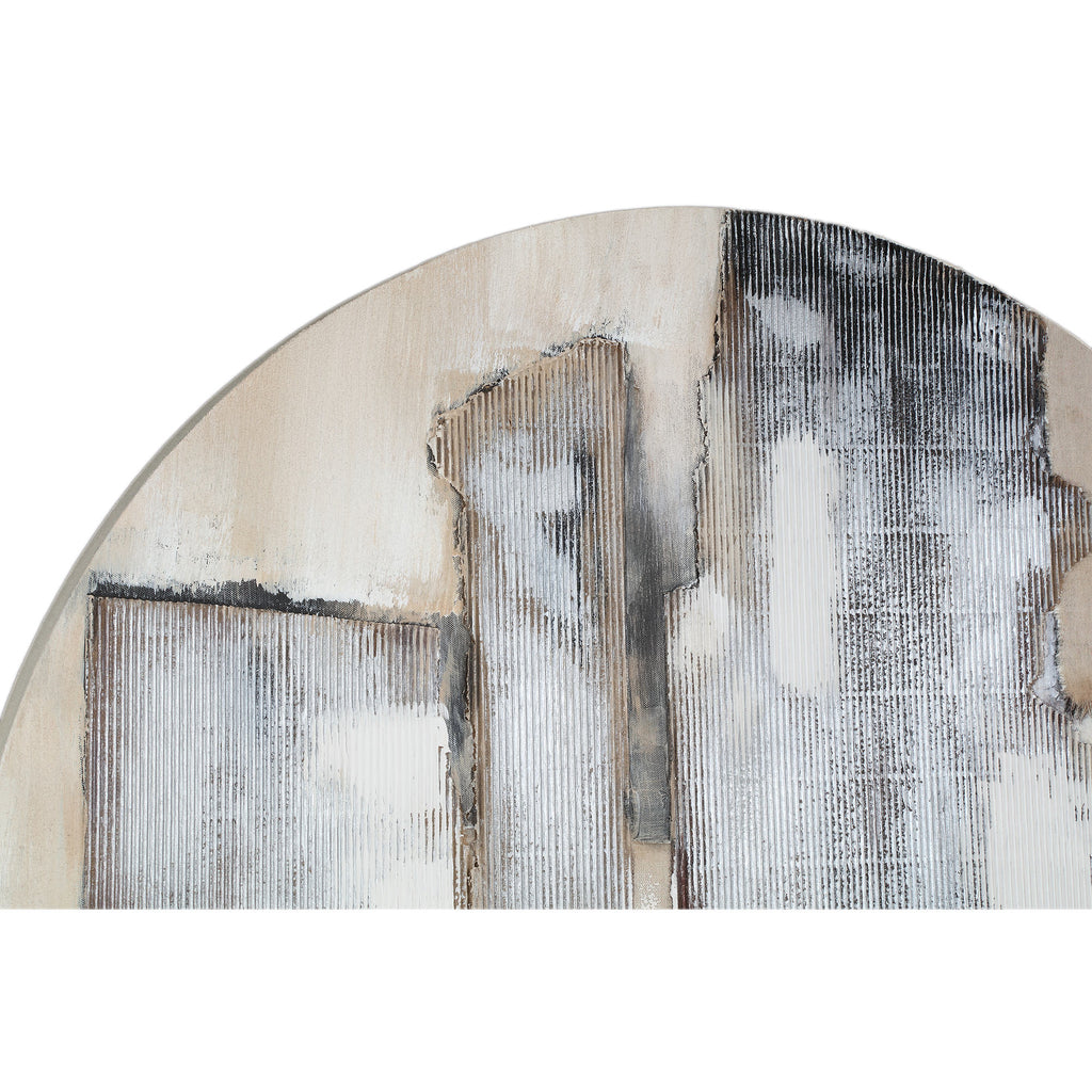 Alen Cream wall panel abstract round