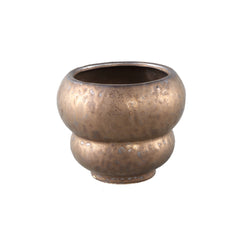 Anashe Bronze ceramic pot layers round S