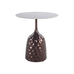 Anna Bronze Metal Sidetable with ceramic top