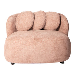 Aphrodite Pink loveseat legacy 14 flamingo fabric