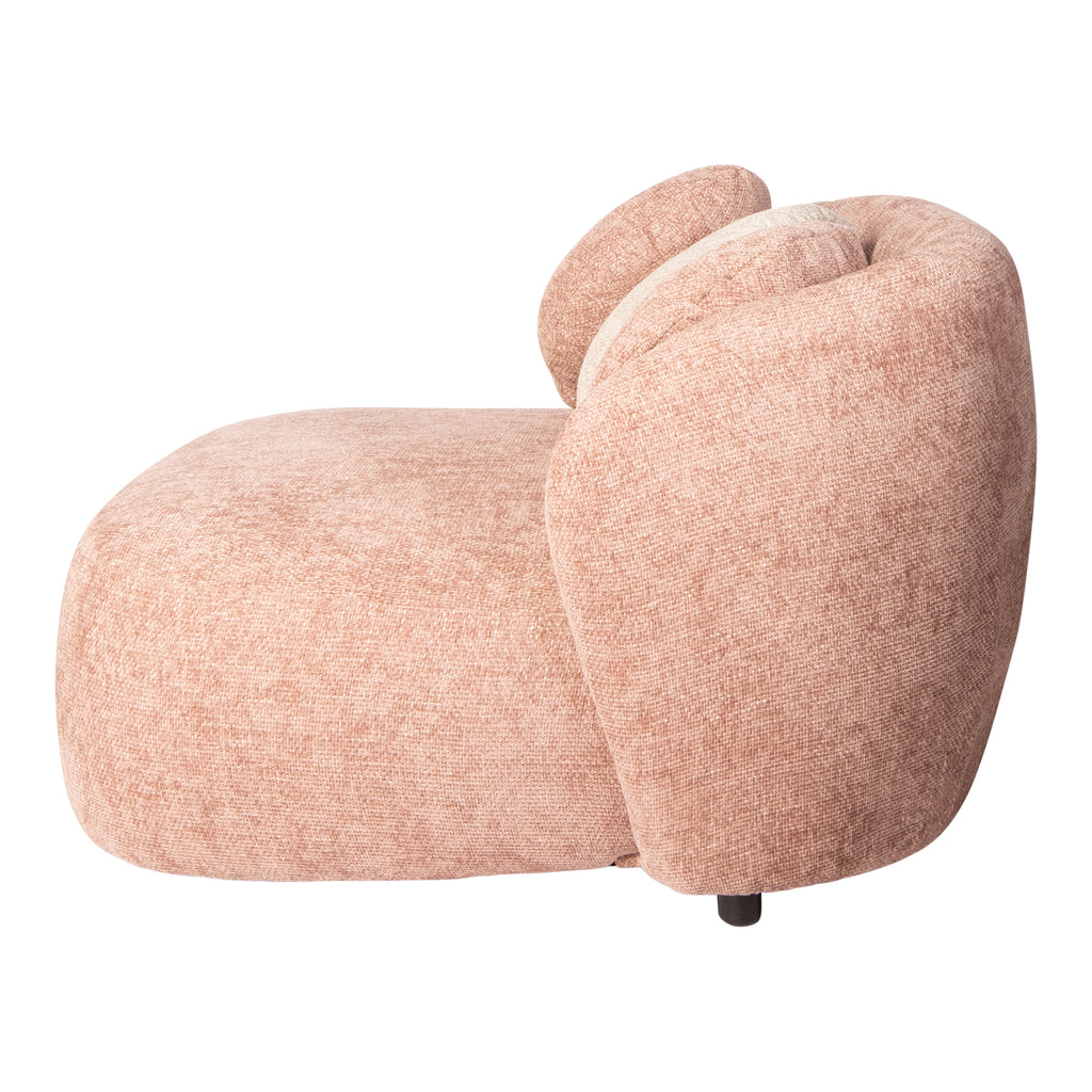 Aphrodite Pink loveseat legacy 14 flamingo fabric