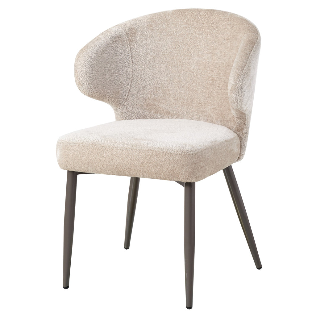 Ares Beige dining chair aphrodite 3 clay leg