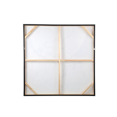 Arianna Brown canvas wall panel circle