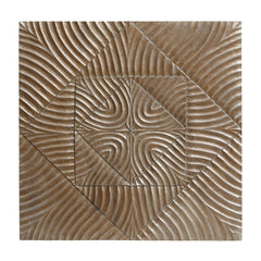 Azyz Silver MDF wallpanel carved square S