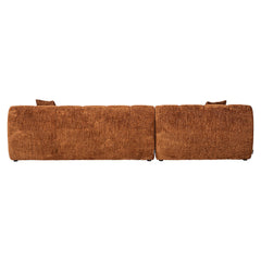 Sofa Cube 3-zits + lounge links (Be Lovely 603 Cinnamon)