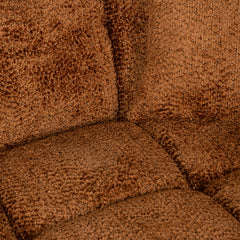 Sofa Cube 3-zits + lounge links (Be Lovely 603 Cinnamon)