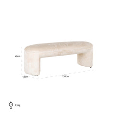 Bank Fargo white chenille (Bergen 900 white chenille)