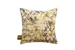 Becca Green cotton velvet cushion antique print S