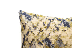 Becca Green cotton velvet cushion antique print S