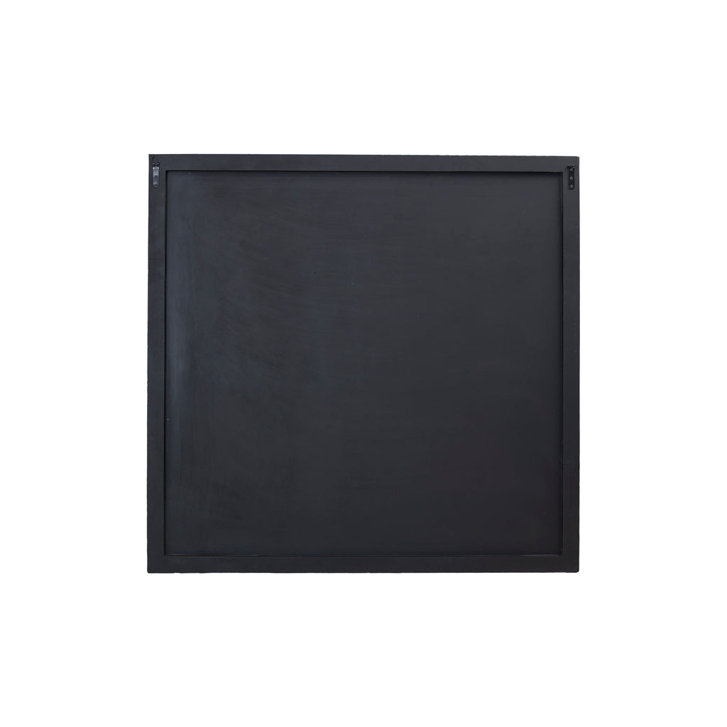 Belinda Black MDF angular carved wallpanel matt L