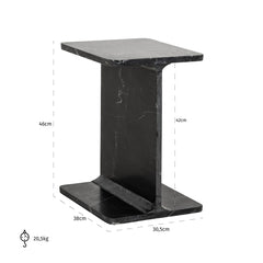 Bijzettafel Benson (Black)