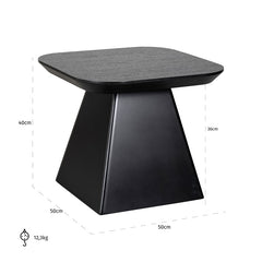 Bijzettafel Bonvoy black (Black)