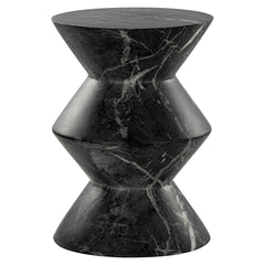 Bijzettafel Bosco faux zwart marmer (Black)