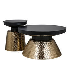 Bijzettafel Freddie (Black/gold)