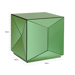 Bijzettafel Shifra spiegel groen (Green)