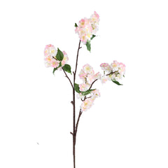 Blossom Flower cream pink cherry blossom spray