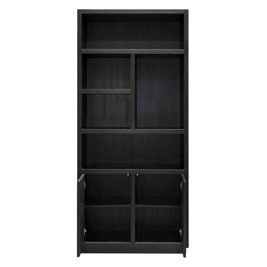 Boekenkast Oakura 2-deuren (Black)