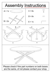 Brix Sturdy Round 130 cm