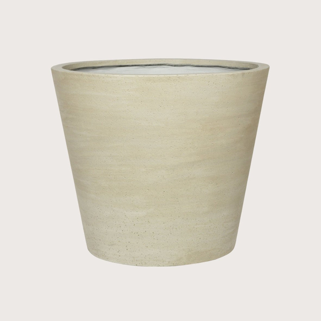 Pot Bucket L D58 H50 Beton Beige