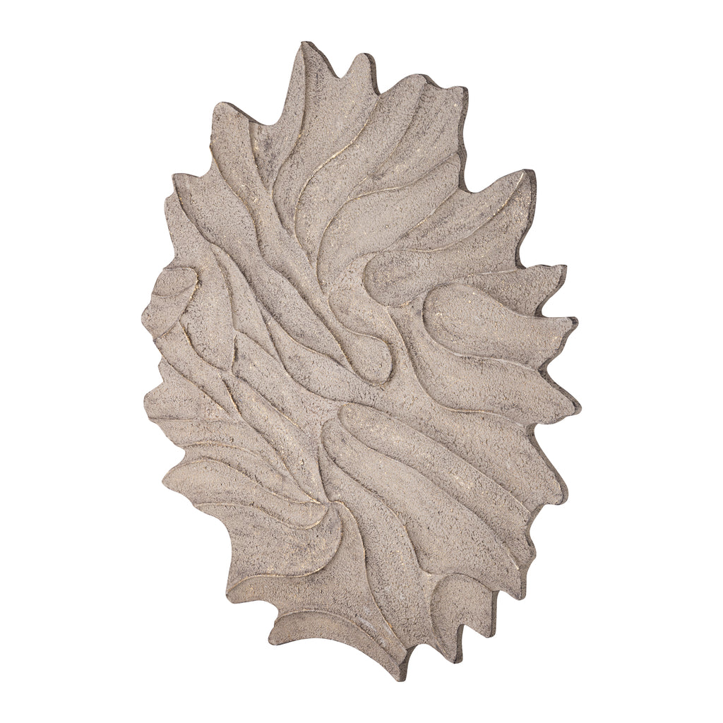 Ceanna Brown MDF wall panel wavy round L