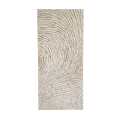 Chris White Gold wood wall panel wave rectangle