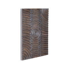 Dalil Brown MDF wallpanel with lines S