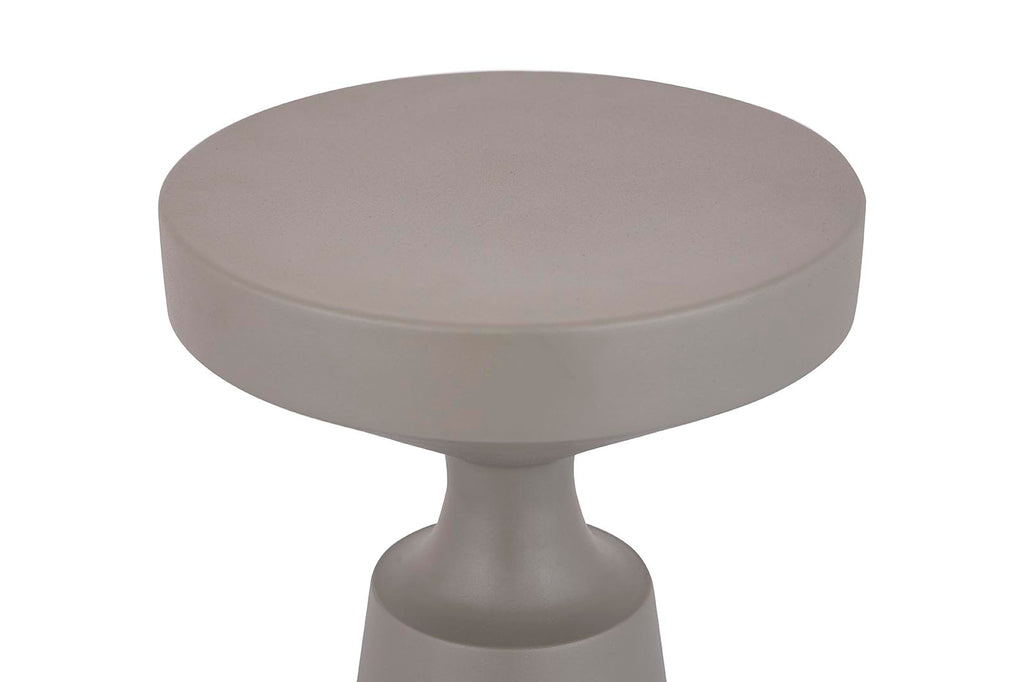 Danillios Olive green iron sidetable round