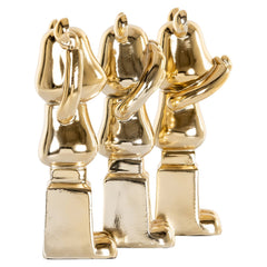 Deco object Berna set van 3 (Gold)