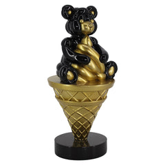 Deco object Harly (Black/gold)