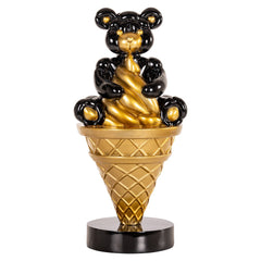 Deco object Harly (Black/gold)